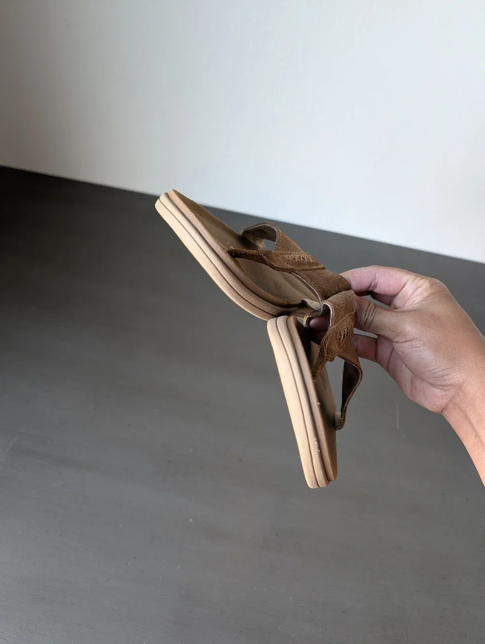 UGG brown rubber